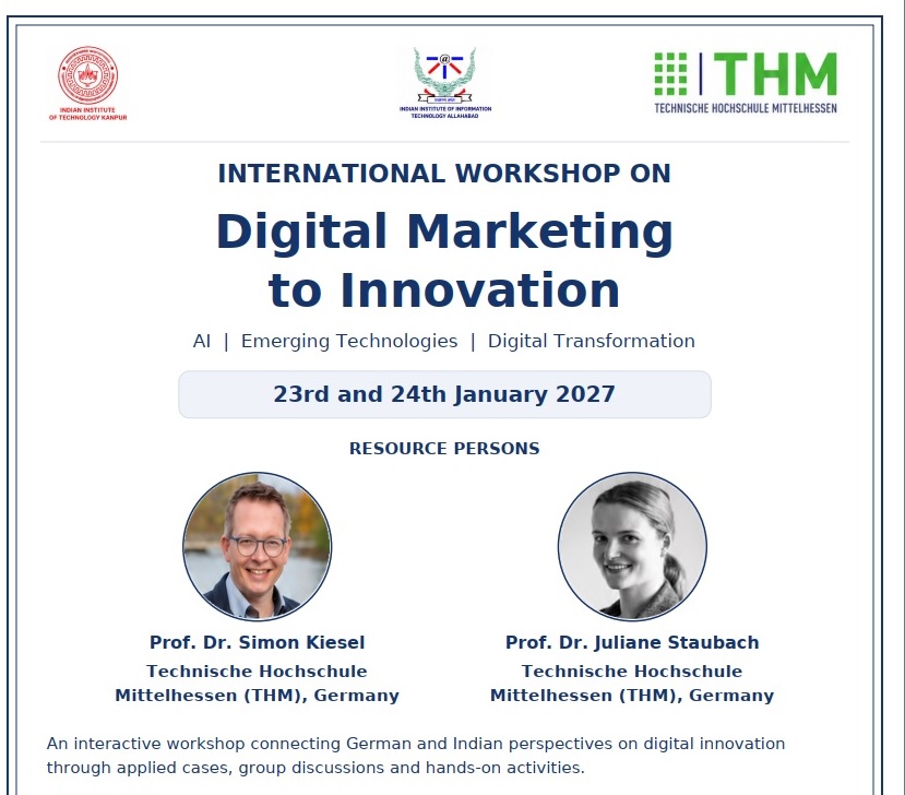 International Workshop on Digital Marketing to Innovation: AI, Emerging Technologies and Digital Transformation