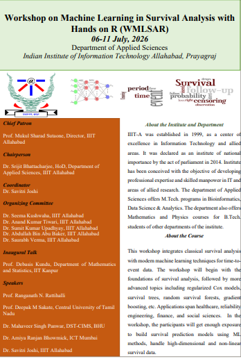 Workshop on Machine Learning in Survival Anlaysis with Hands on R (WMLSAR)